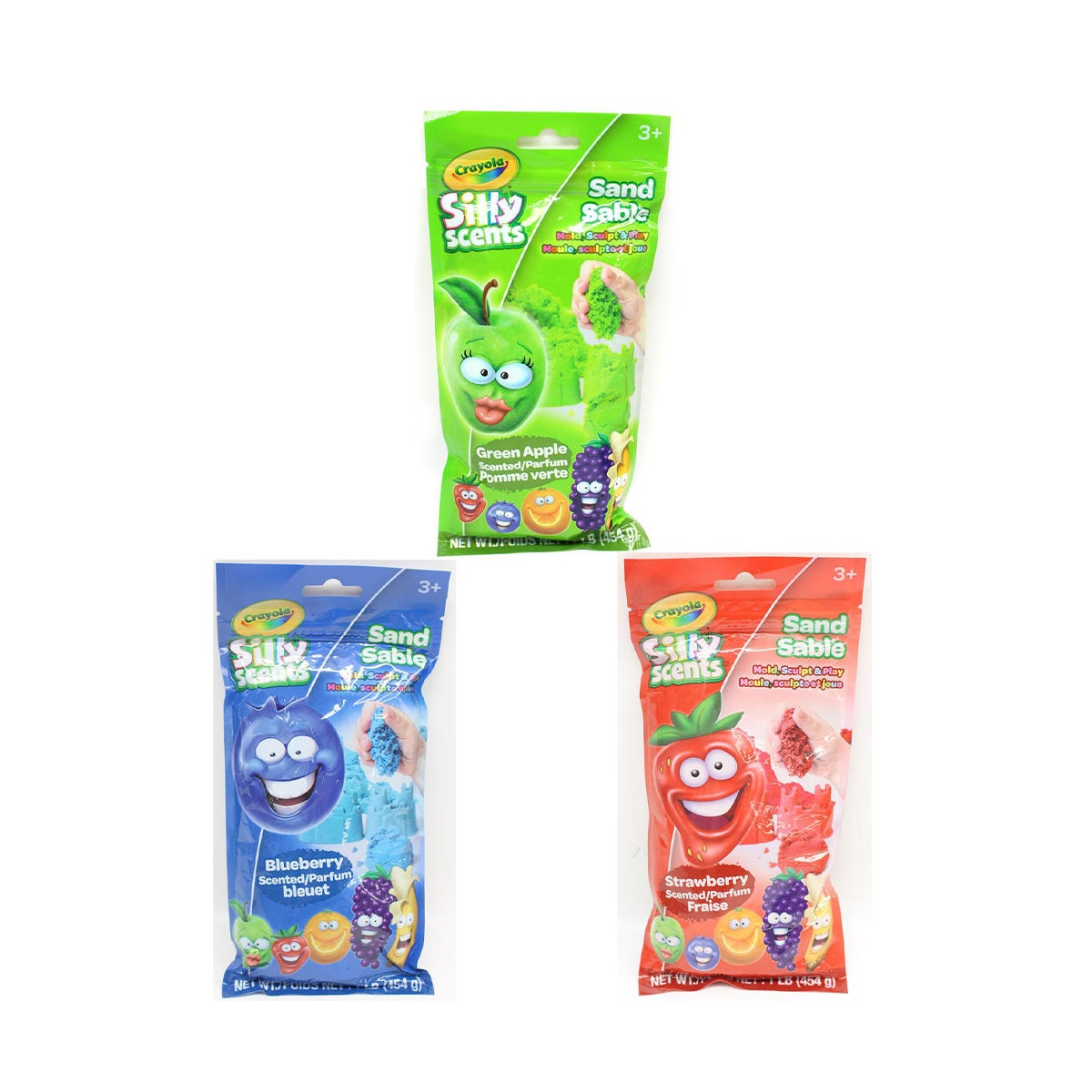 CRAYOLA - 1LB SILLY SCENTS SAND IN POLYBAG ASST (12) BL